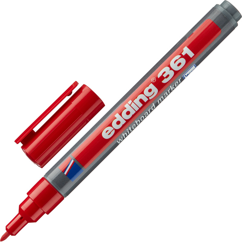 Изображение товара Маркер для досок Edding 361 красный 1 мм, Германия