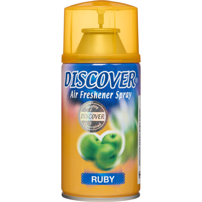 Изображение товара Баллон сменный для автоматического освежителя Discover Ruby (Яблоко) 320 мл