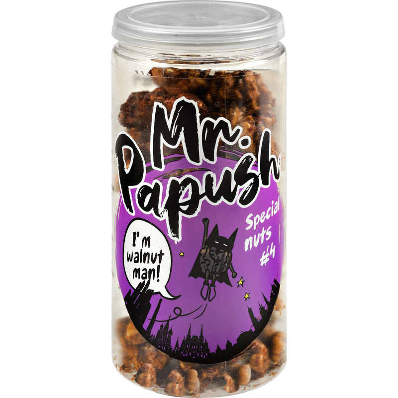 Изображение товара Грецкий орех Mr. Papush Special Nuts #4 жареный очищенный соленый запеченный со специями 100 г