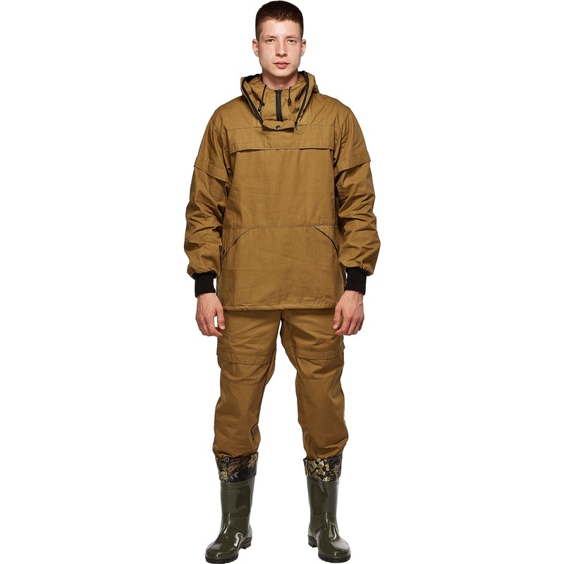 Изображение товара Костюм рабочий летний мужской противоэнцефалитный КБР хаки палатка (размер 44-46, рост 182-188 см)