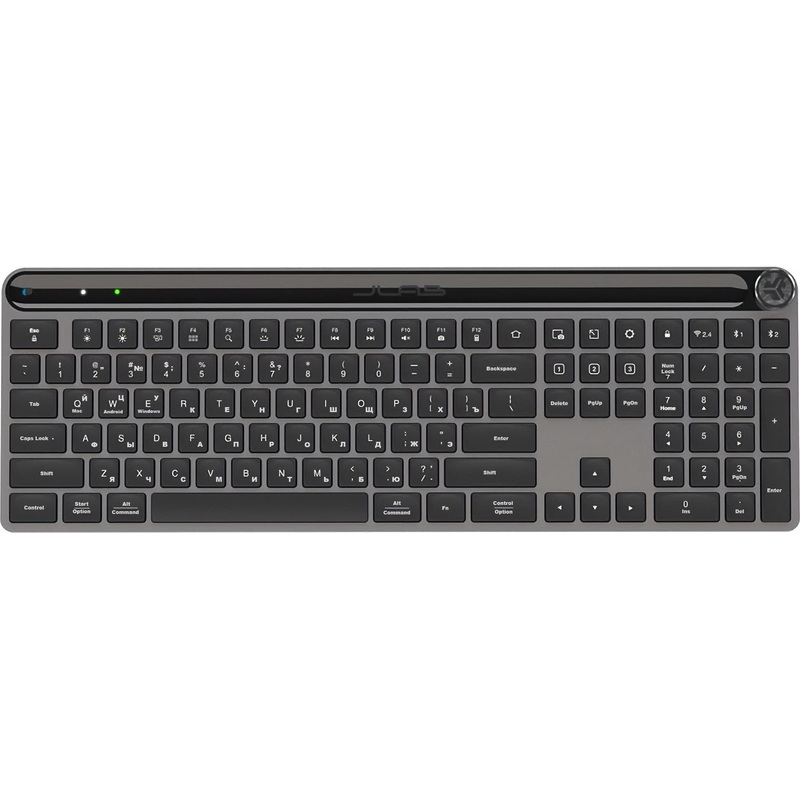 Изображение товара Беспроводная клавиатура JLAB Epic KEPIKKEYRBLK4 с подсветкой и русской раскладкой