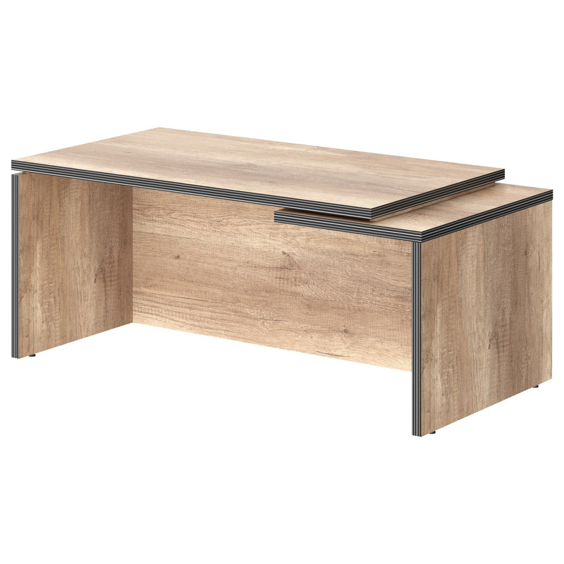 Изображение товара Стол руководителя Torr правый дуб каньон 1800х900х750 мм офисный мебель