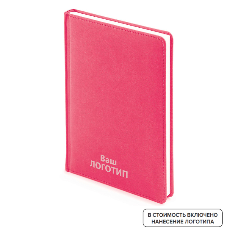 Изображение товара Еженедельник недатированный Bruno Visconti Velvet из экокожи А5 розовый 136 листов