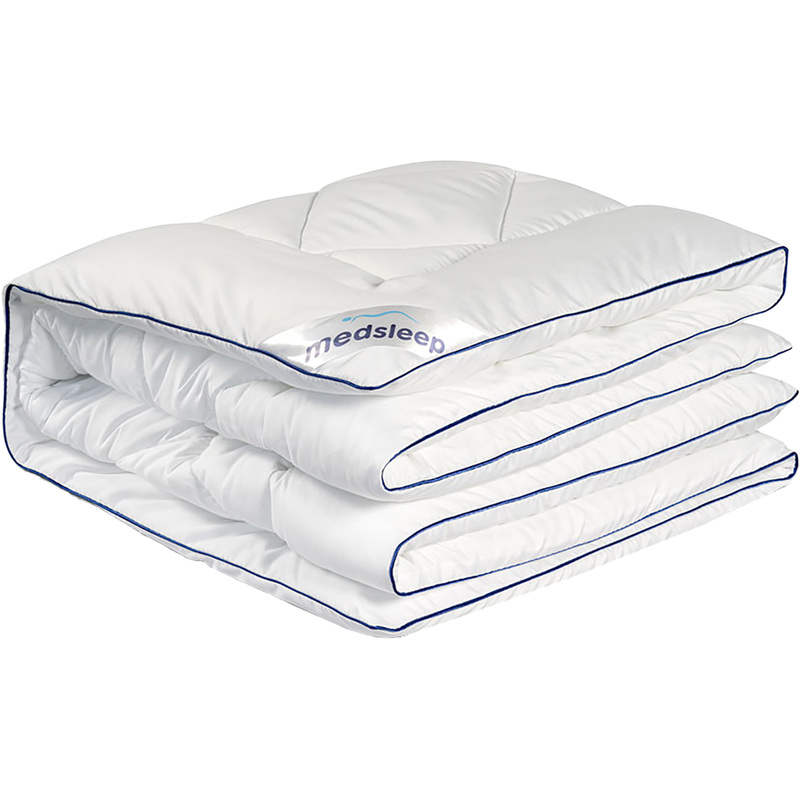 Изображение товара Одеяло детское Medsleep 110x140 см стёганое с кантом белое (1014.00755) Изображение товара Одеяло детское Medsleep 110x140 см стёганое с кантом белое (1014.00755)