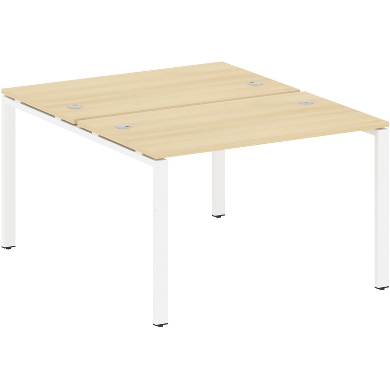 Изображение товара Рабочая станция Metal System Style БП.РАС-СП-2.2 (акация лорка/белый, 1200x1475x750 мм)