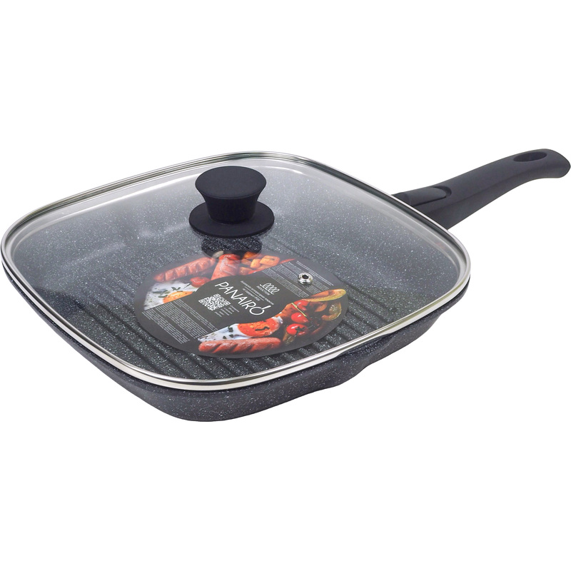 Изображение товара Сковорода-гриль Panairo Forrena Pro Max 27х27 см с антипригарным покрытием