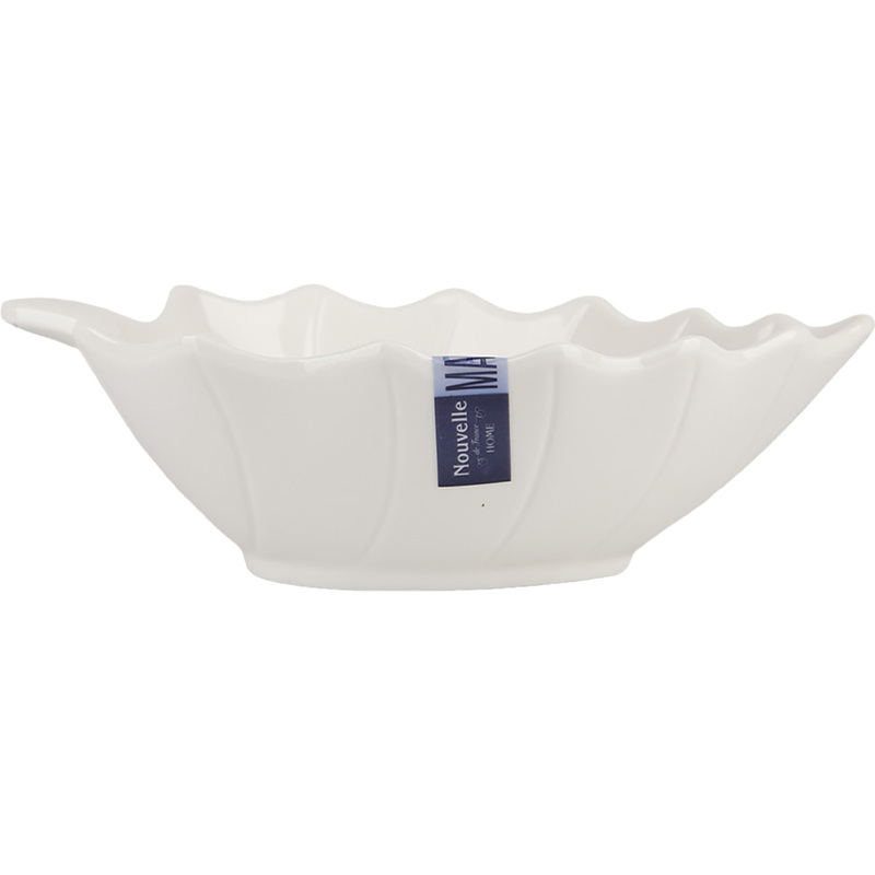 Изображение товара Фарфоровый набор салатников Nouvelle Home Маршмеллоу 20.5x13x6 см 400 мл 2 шт белый