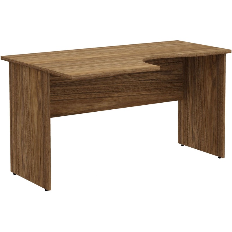Изображение товара Эргономичный левый письменный стол Агат А-44L орех палдао 1600х1100х750 мм