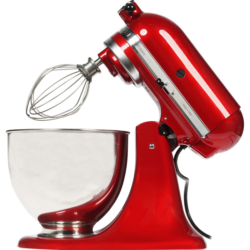 Изображение товара Миксер KitchenAid 5KSM175PSECA красный планетарный 10 скоростей 300 Вт
