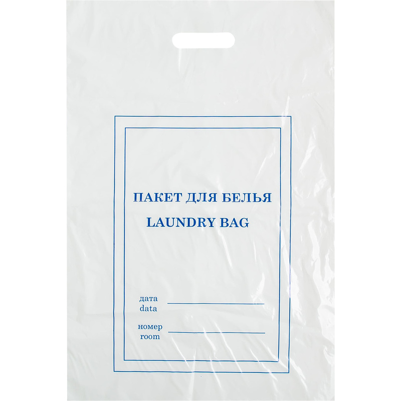 Изображение товара Пакет для белья с вырубной ручкой 600x400 мм 500 шт белый