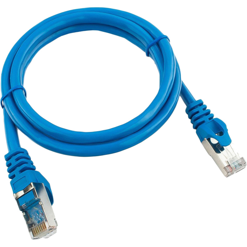 Изображение товара Патч-корд витая пара Cablexpert 1м категория 6 FTP RJ-45 синий