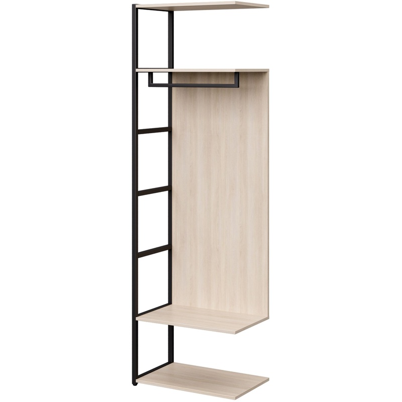 Изображение товара Шкаф Easy to lead K-Loft 241H029 дуб скандинавский/чёрный 645х400х2105 мм