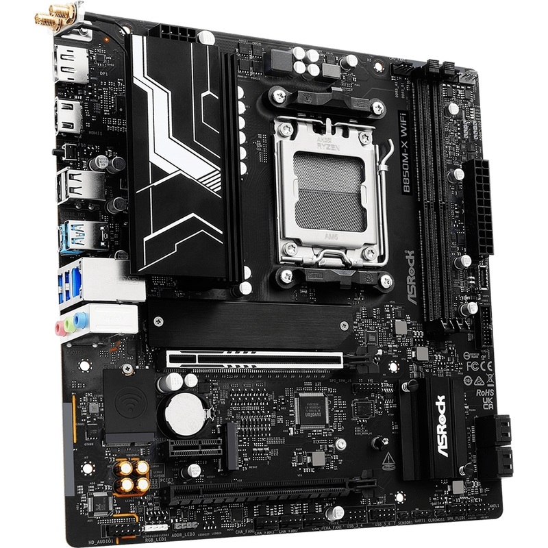 Изображение товара Материнская плата ASRock B850M-X WIFI R2.0 Изображение товара Материнская плата ASRock B850M-X WIFI R2.0