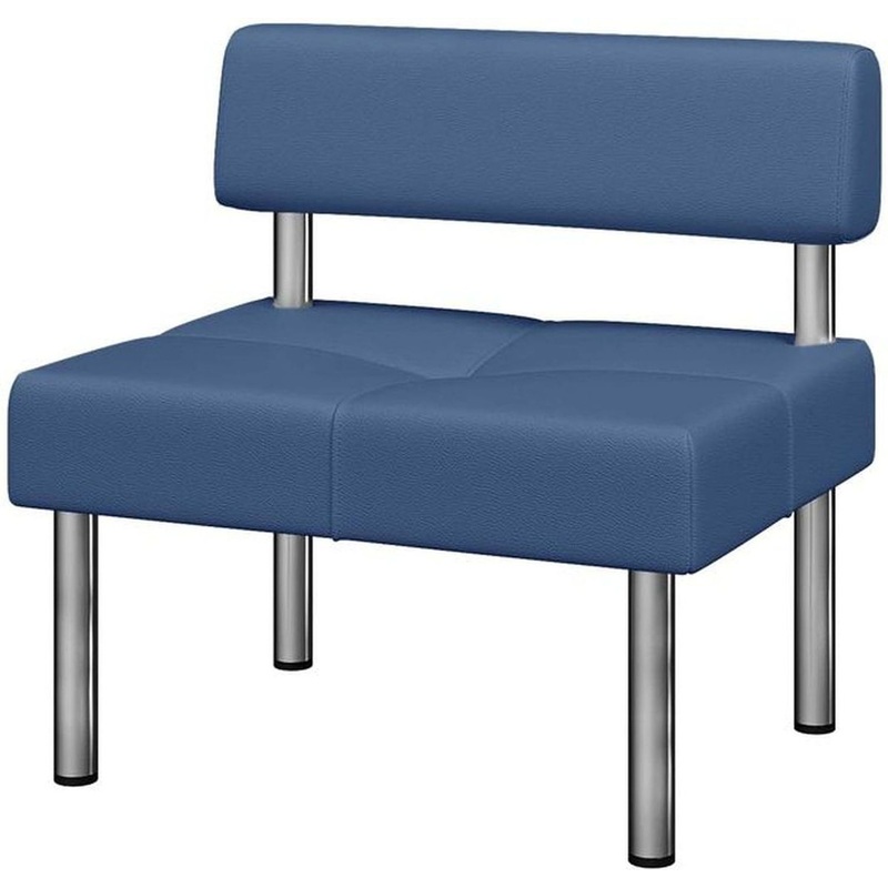 Изображение товара Модуль прямой Balance Bu1 одноместный синий искусственная кожа Россия