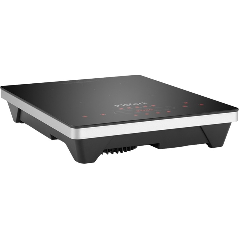 Изображение товара Настольная электрическая плита Kitfort КТ-153 чёрная компактная безопасная