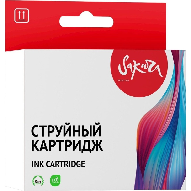 Изображение товара Картридж струйный Sakura 123 F6V16AE цветной для HP