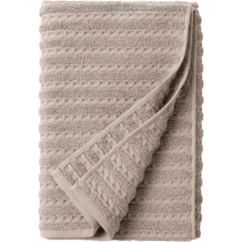 Изображение товара Полотенце махровое Pique texture 70x140 см 430 г/кв.м бежевое