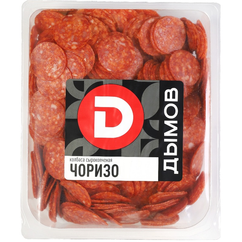 Изображение товара Колбаса Дымов Чоризо сырокопчёная нарезка 1 кг Россия