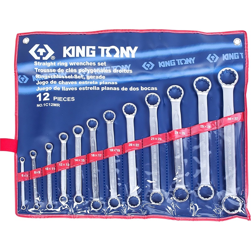 Изображение товара King Tony набор ключей накидных 6-32 мм 12 предметов 1C12MR чехол