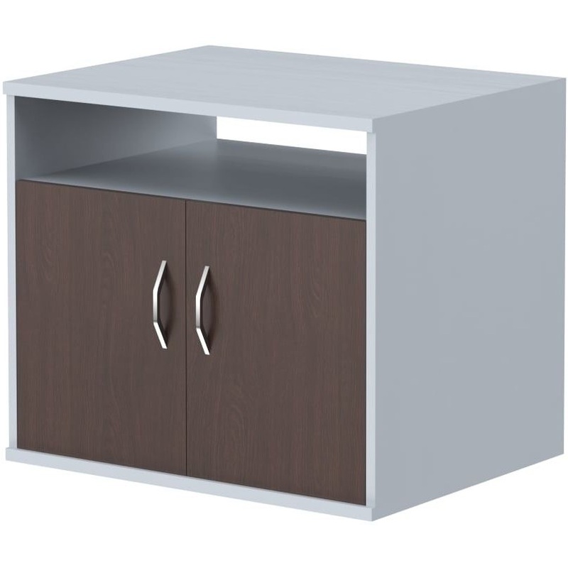 Изображение товара Тумба под оргтехнику Imago венге металлик 770х600х680 мм