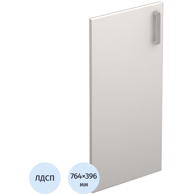 Изображение товара Дверь низкая Avance 6Ф.007 ЛДСП белая 396х764 мм