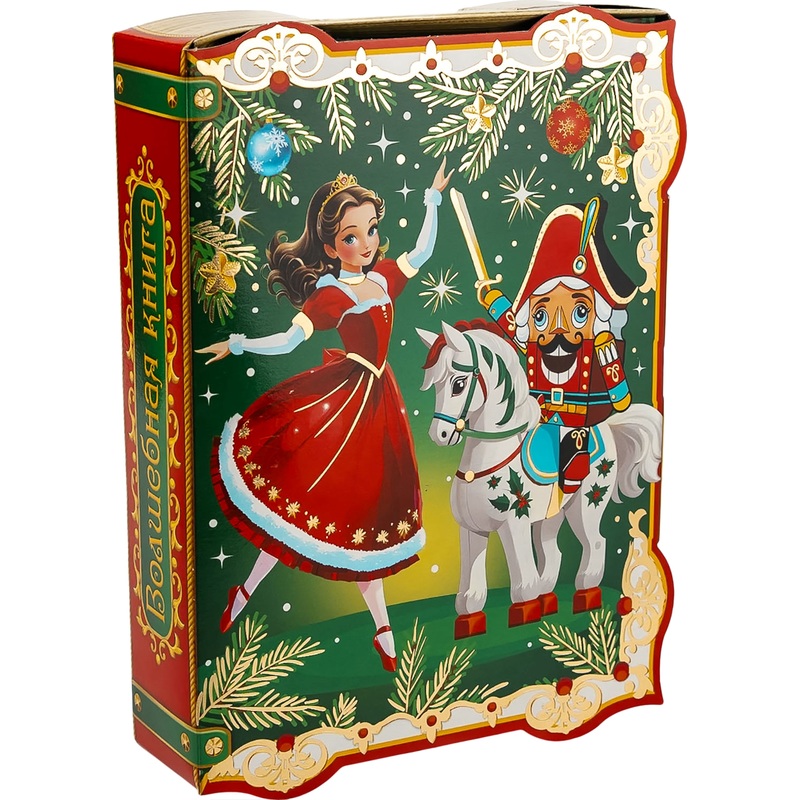 Изображение товара Новогодний сладкий подарок Азбука Праздника Книга Щелкунчик 600 г