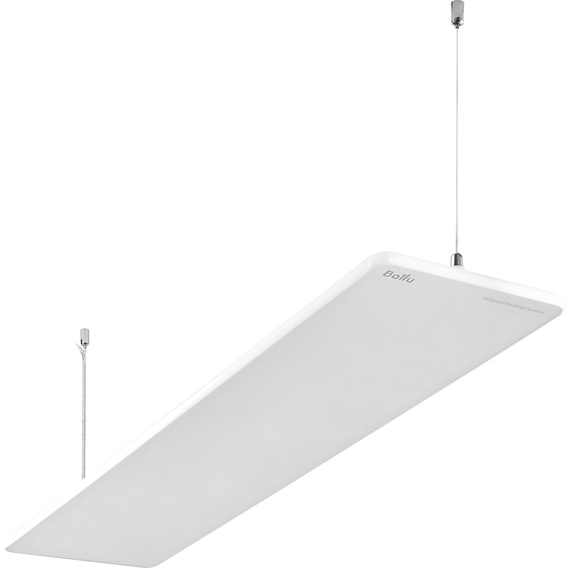 Изображение товара Обогреватель инфракрасный Ballu BIH-GSW-1.3 белый (1300 Вт, ТЭН)