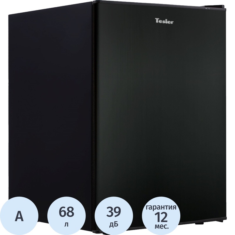 Изображение товара Холодильник однокамерный Tesler RC-73 чёрный