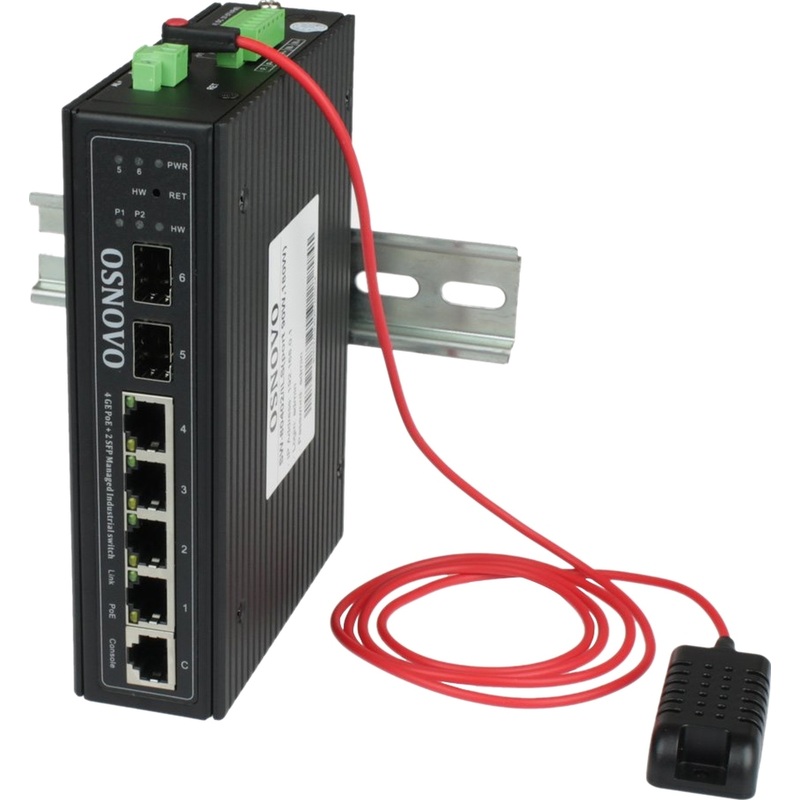Изображение товара Osnovo SW 80402 ILS коммутатор 6 портов PoE 180Вт 1000 Мбит