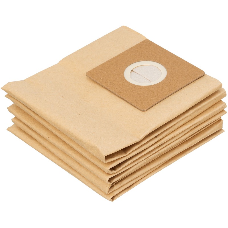 Изображение товара Мешки бумажные для пылесоса Denzel SVC15 LVC15, 5 штук в упаковке