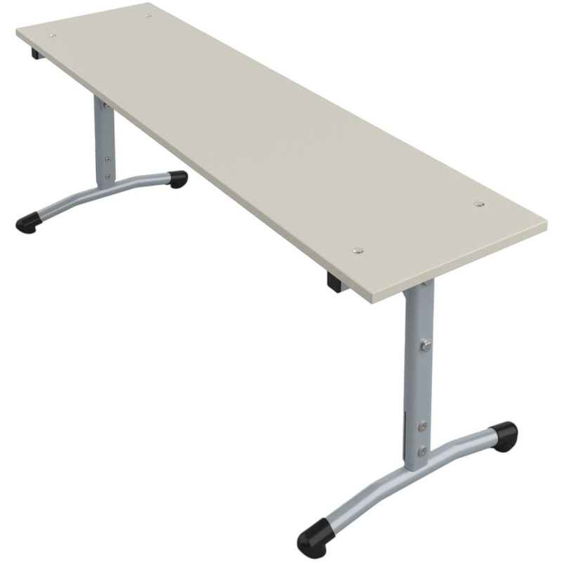 Изображение товара Скамья регулируемая серая 1500х320х460 мм для столовых и помещений