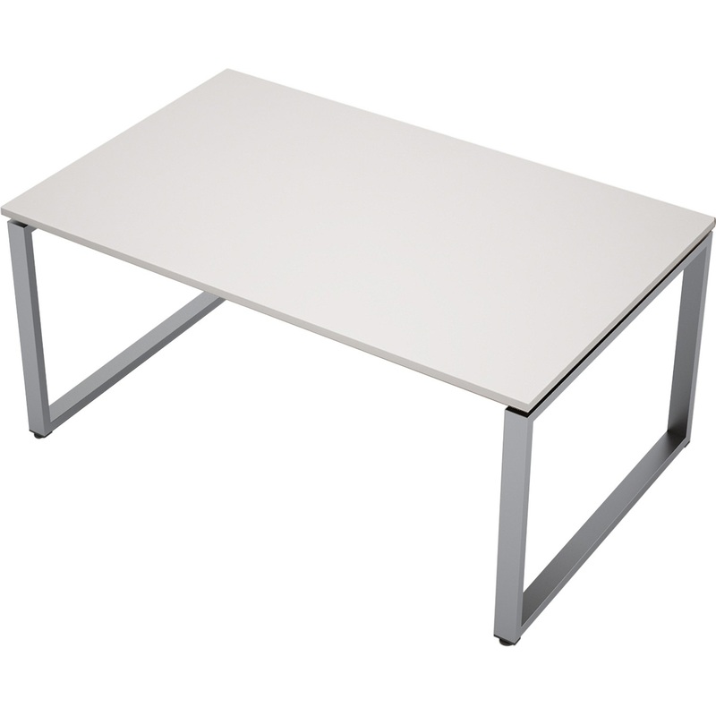 Изображение товара Стол для переговоров Avance 6МП-О.601 белый алюминий матовый 1000х1000х750 мм