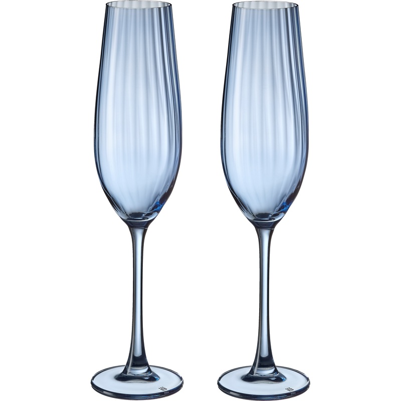 Изображение товара Набор бокалов для шампанского Crystal Bohemia Columba Optic 260 мл 2 шт из стекла