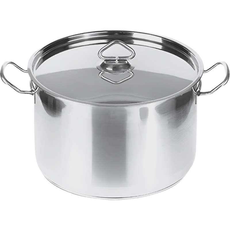 Изображение товара Кастрюля Luxstahl 5 л нержавеющая сталь с крышкой для профессиональной кухни