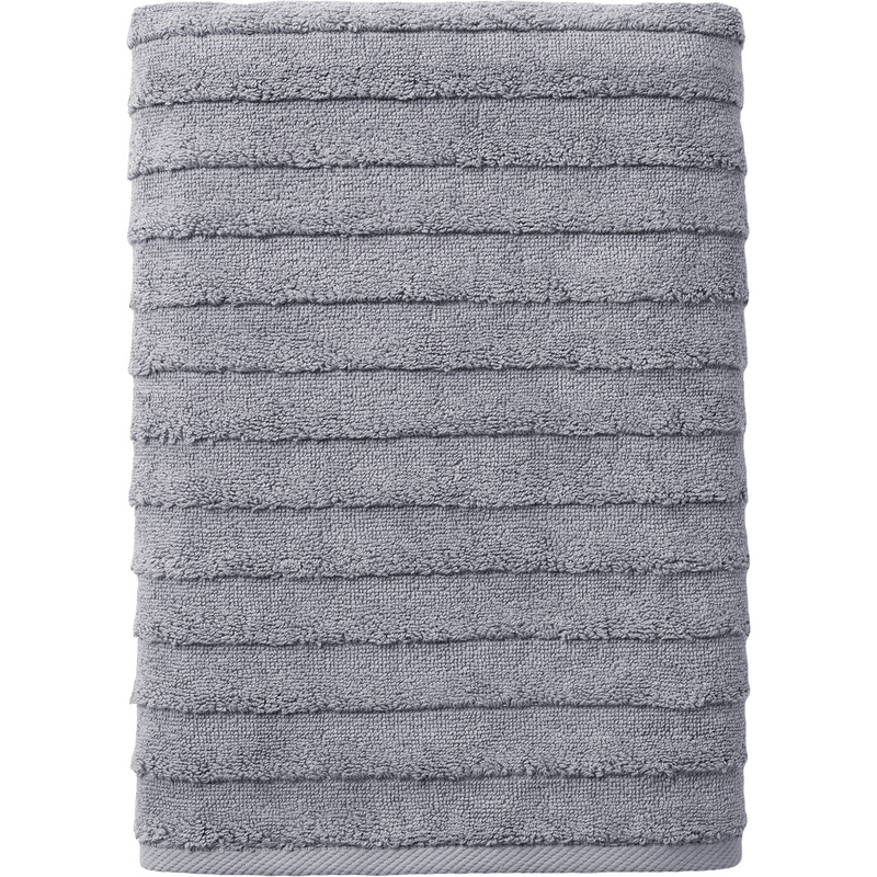 Изображение товара Полотенце махровое Steps texture 70x140 520 г/кв.м серое