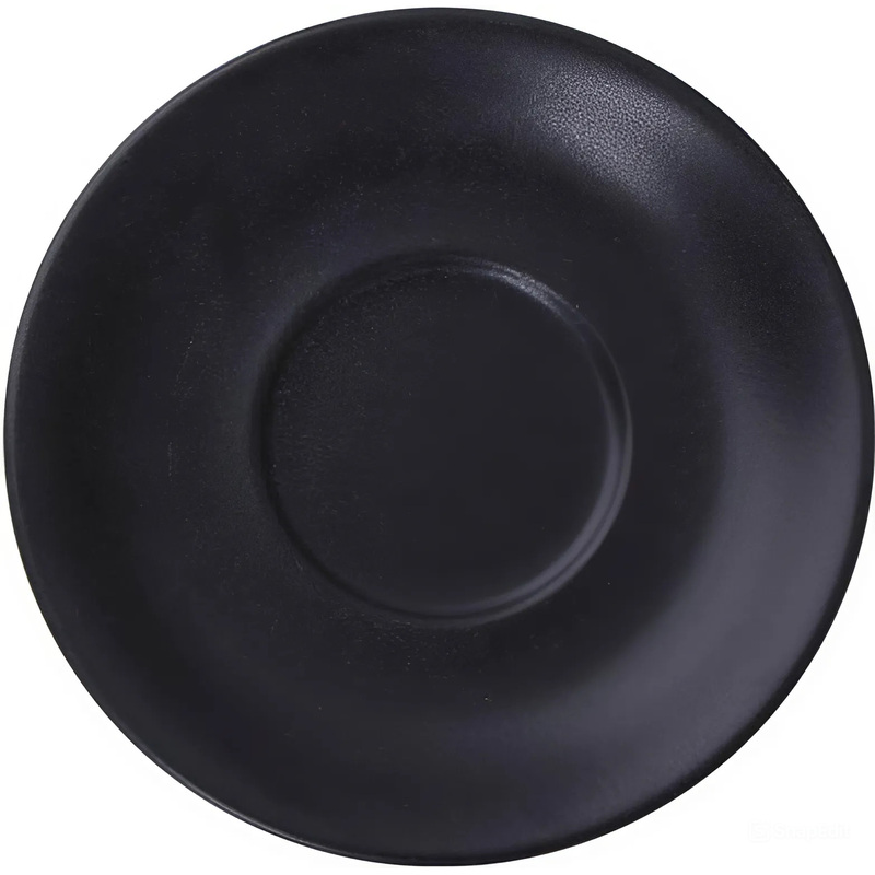 Изображение товара Блюдце фарфоровое Porland Seasons 16 см черное набор 6 шт