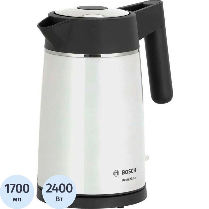 Изображение товара Уценка. Чайник электрический Bosch TWK5P471 белый. уц_тех