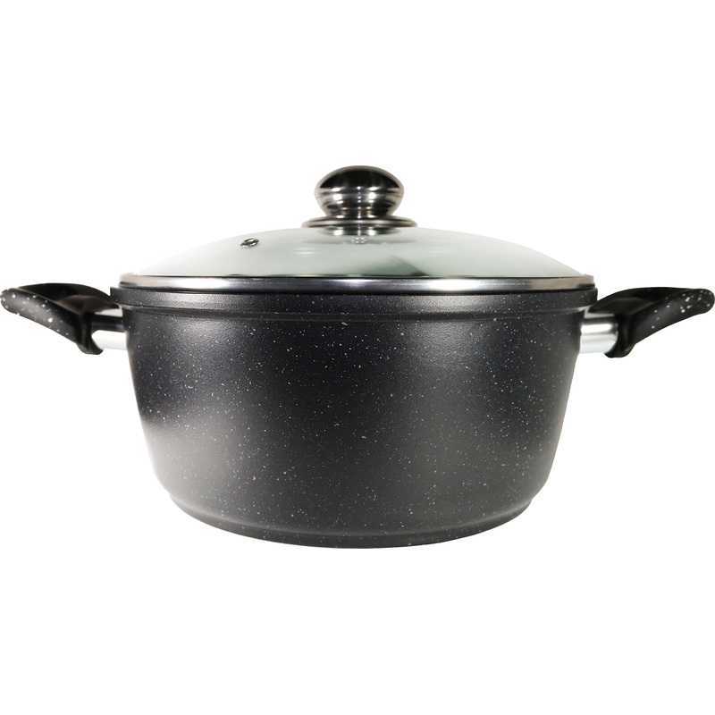 Изображение товара Кастрюля Panairo Lordom (LO-KAS-3-AL-K.Chr) 3.3 л литой алюминий с крышкой