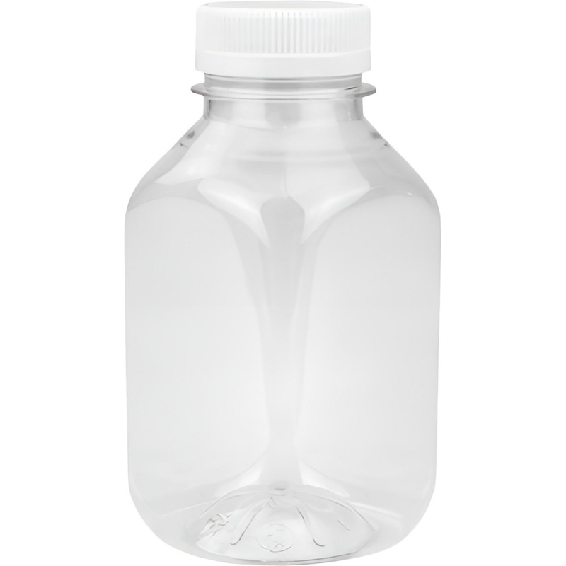 Изображение товара Квадратная бутылка из ПЭТ с широким горлом 300 мл 250 штук
