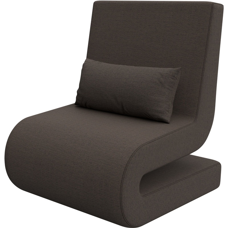 Изображение товара Кресло Комфорт Волна коричневое ткань (2 штуки в упаковке)