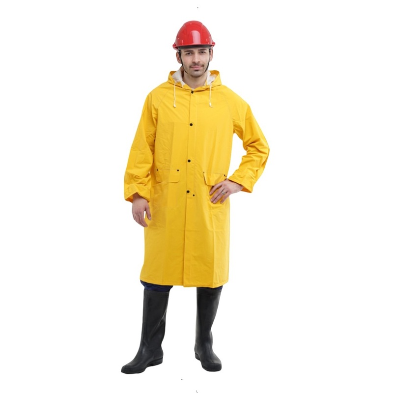 Изображение товара Влагозащитный плащ ПЛА757 желтый 52-54 универсальный Россия