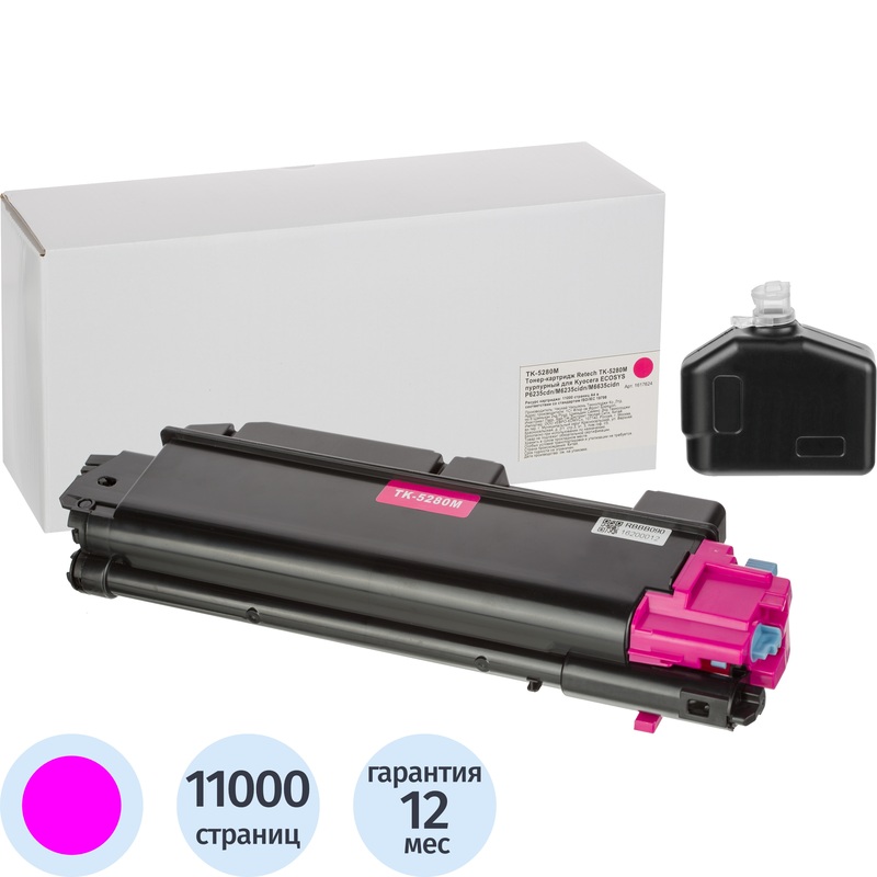 Изображение товара Картридж лазерный Retech TK-5280M пурпурный для Kyocera