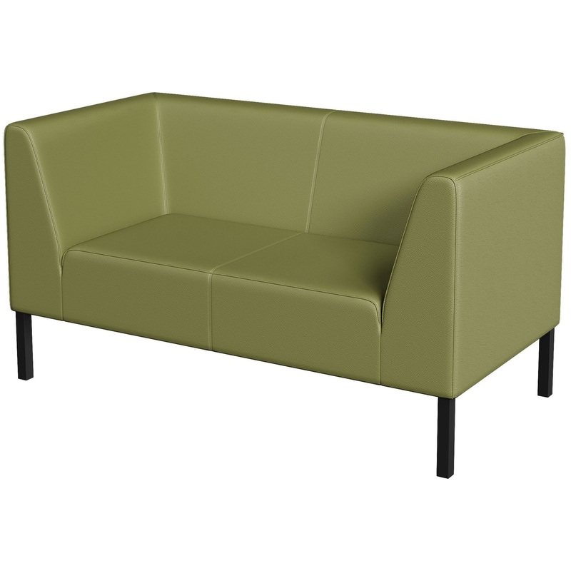 Изображение товара Диван двухместный Bonus светло-зеленый (искусственная кожа)