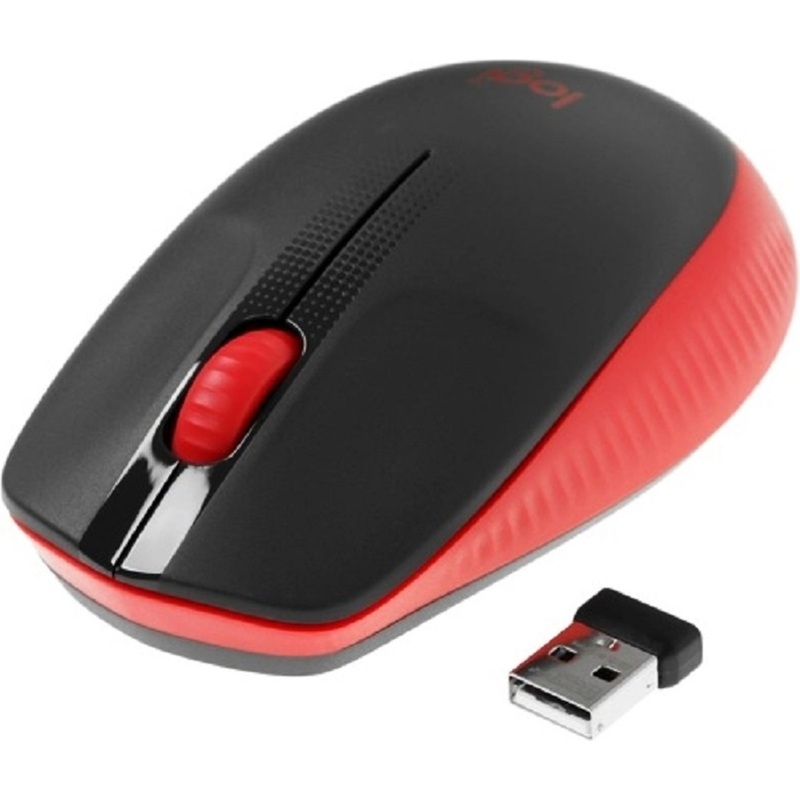 Изображение товара Уценка. Мышь беспроводная Logitech M190 черно-красная (910-005908). уц_тех