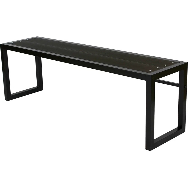 Изображение товара Скамья садовая Фортуна тёмно-коричневая 1570х410х500 мм