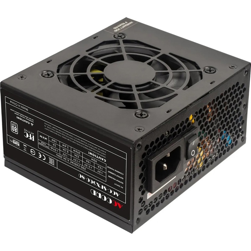 Изображение товара Блок питания Accord ACC-SFX500-80 500 Вт с активным PFC