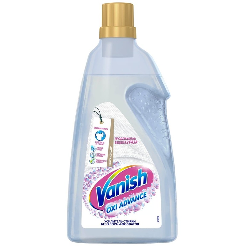 Изображение товара Пятновыводитель Vanish Oxi Advance Мультисила для белых тканей гель 1.5 л