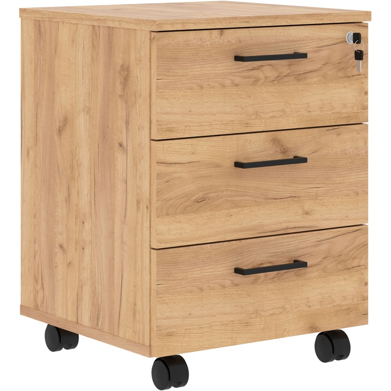 Изображение товара Тумба подкатная Jay JМС 3D.1А с центральным замком и 3 ящиками