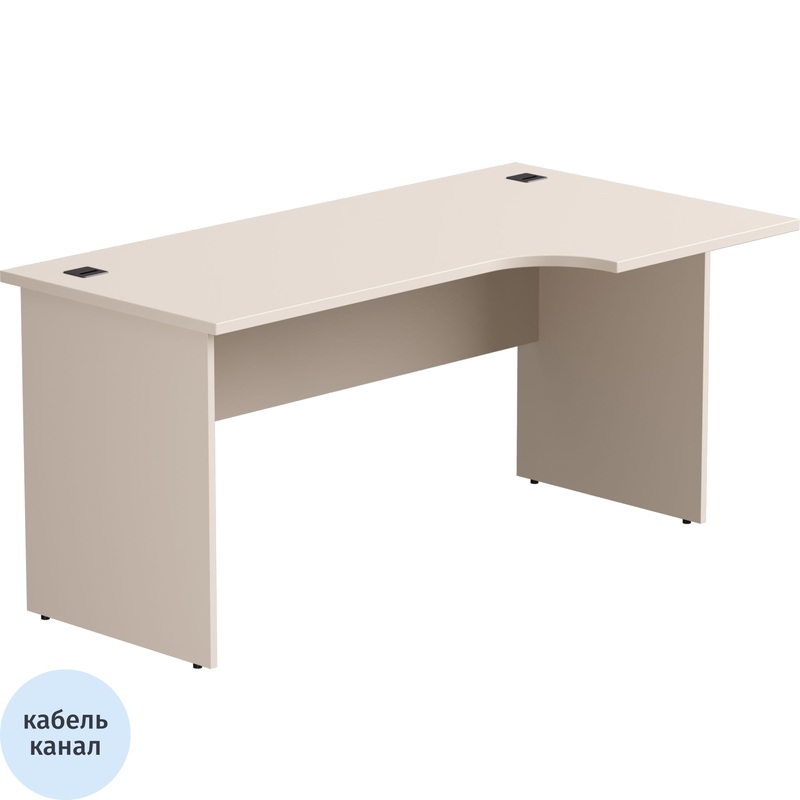 Изображение товара Стол эргономичный EVO 254S114GU правый (кашемир, 1580х870х755 мм)
