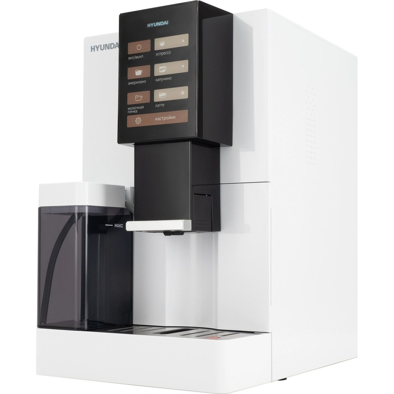 Изображение товара Кофемашина с капучинатором Hyundai HAM-5104 белая